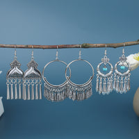 Bohemian Silver Temperament Earrings For Women
