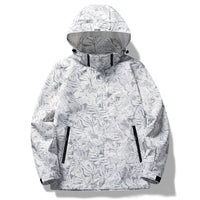Casual Camouflage Shell Jacket Hooded Color Loose Men