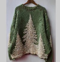 Womens Printed Crew-neck Sweatshirt Top