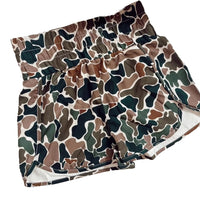 Camouflage Comfort And Casual Sports High Waist Shorts
