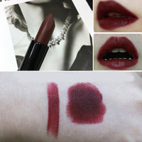 Dark Purple Chocolate Brown Matte  Lipstick