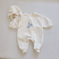 Bodysuit Cartoon Bear Cotton Romper