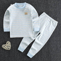 Autumn And Winter Children's Clothing Baby Cotton Autumn Clothes Long Trousers Suit