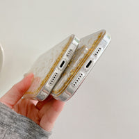 Ottwn Gold Foil Clear Phone Case For