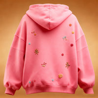 Fashion Casual Printed Polyester Sweater