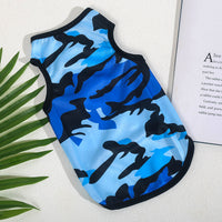 New Camouflage Vest Dog Clothes
