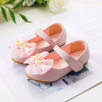 Bowknot Casual PU Leather Bridal Bouquet Children's Shoes