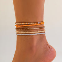 Beach Bead Navel Waist Chain Elastic Beaded