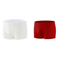 Men's Fashion Simple Solid Color Boxer Briefs