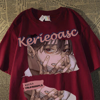 Men's Short-sleeve Cotton Printed T-shirt