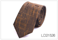 Men's Tie Casual Fashion Yarn-dyed 6cm Flower Graffiti