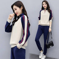 Women's Casual Sportswear Set For Spring And Autumn