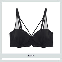 Women's Solid Color Versatile Push-up Shaping Thin Bra