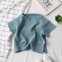 Fashion Babies' Short-sleeved Blouse Children