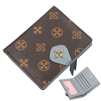 Multi-position Old Pattern Zipper Card Holder