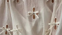 Women's Sling Shirt Hollow Bow Shirt