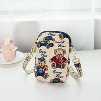 Embroidered Fashionable Phone Bag Womens Crossbodyc