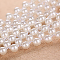 All-match Decorative Elastic Pearl Belt Girls Beautiful Fashion Elastic Waist Seal