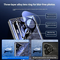 Magnetic King Phone Case Double-sided Glass Metal Drop Protection