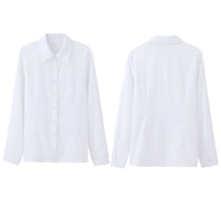 Fashion Casual Long Sleeve Cardigan Button-down Shirt Top