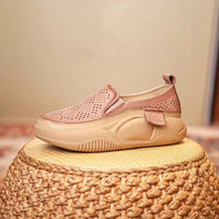 Women's Fashion Platform Retro Small White Shoes