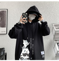 Hong Kong Style Boys Lapel Pullover Hoodie