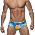 Beach Sunset Printing Swim Briefs Cross-border Sports