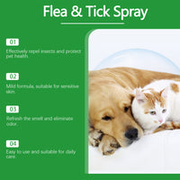 Dog Cat Hair Skin Insect Repellent Daily Gentle Cleaning Care Solution