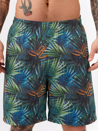 Men's Printed Loose-Fitting Beach Shorts