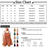 Summer Women's Cotton Linen Sleeveless Jumpsuit