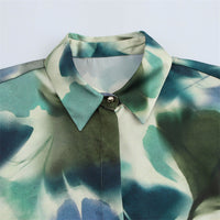 Fashion Loose Casual Retro Printed Temperament