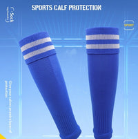 Over-the-knee Soccer Socks With Leg Guards For Fall And Winter