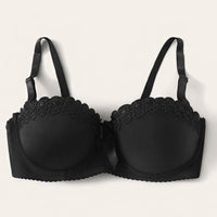 Girl Embroidered Butterfly Non-slip Fashion Bra With Steel Ring