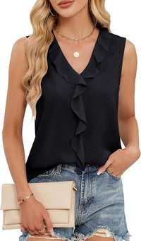 Women's Solid Color Summer Sleeveless Shirt