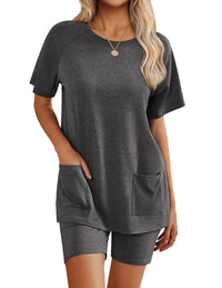 Breathable Home Sportwear Casual Slimming Two-Piece Set