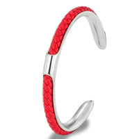 Fashionable Stainless Steel Braided Bracelet