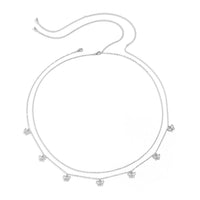 Tassel Butterfly Pendant Double Waist Chain