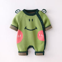 Infant Cotton Yarn Knitted Romper