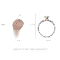 New Style Intelligent One-Click Operation Hearing Aid Rechargeable Low-Noise Wide-Frequency Elderly In-Ear Deaf Hearing Aids