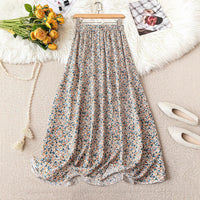 New Womens Floral Print Mini Skirt