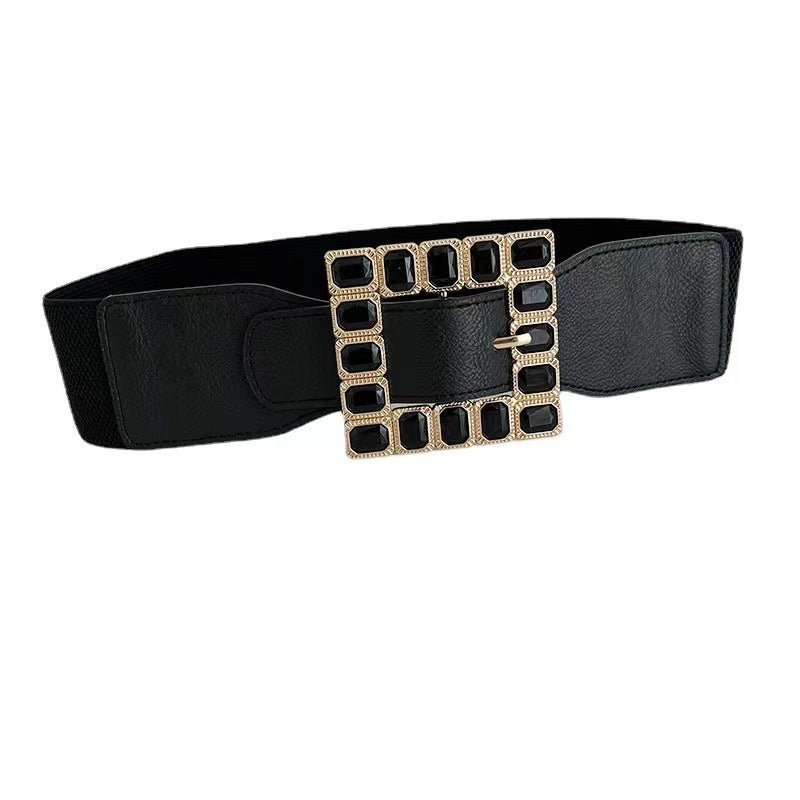 New Rhinestone Pin Buckle Belt Women