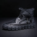 New Fur One Boot Men's Leather Wool And Fleece
