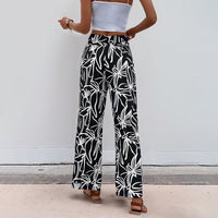 Women's Casual Printed Straight-leg Pants