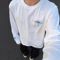 High-end Top American High-street Letter-embroidered Long-sleeve T-shirt For Men