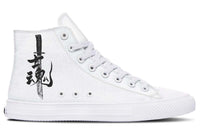 Printed Couple High-top Canvas Shoes
