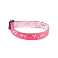 Jacquard Printed Wrist Strap Bracelet Ribbon Unisex WWJD Bracelet Adjustable Bracelet