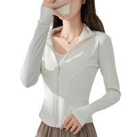 Sports Yoga Jacket Women's Long-sleeved Outdoor Sun-proof Workout Clothes