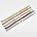 European And American Men's Dumbbell Titanium Steel Bracelet