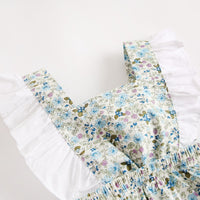 Baby Flower Strap Korean Version Girl Bodysuit