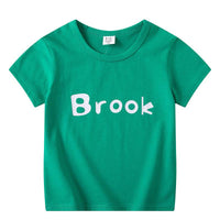 Children's Short Sleeve Boys And Girls T-shirt Cartoon Half Sleeve Top